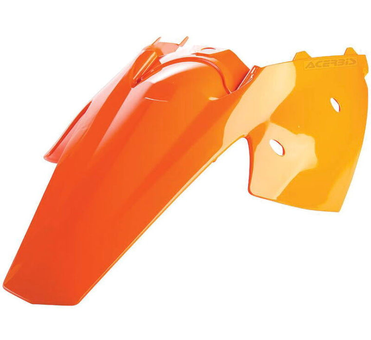 Acerbis Rear Fender Side Panel Orange Ktm Exc 03-07 2071120237