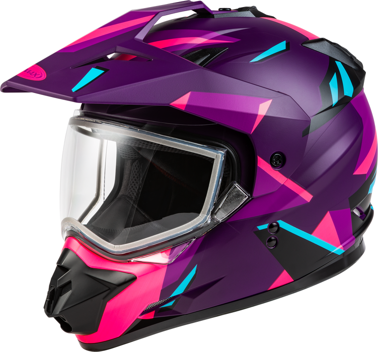 Gmax Gm-11S Ripcord Adventure Snow Helmet Matte Purple/Pink Md A2114915