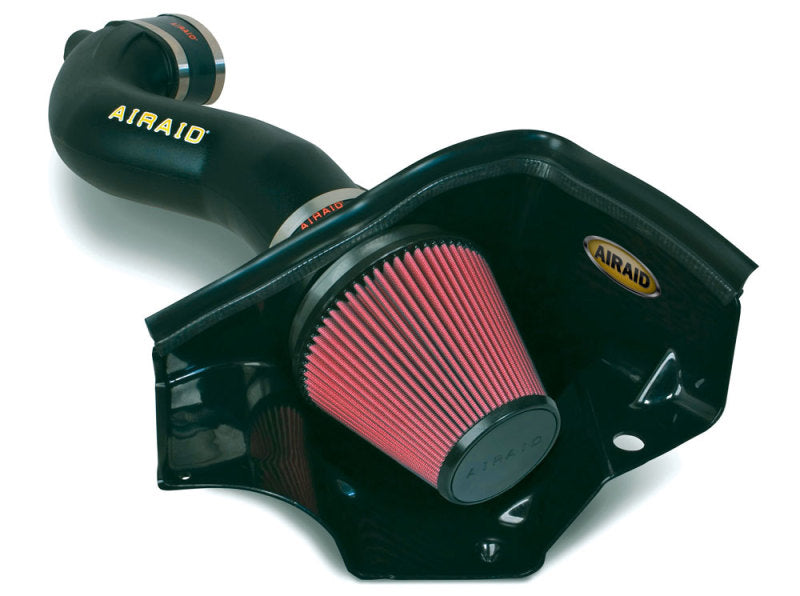 Airaid Cold Air Intake System By K&N: Increased Horsepower, Cotton Oil Filter: Compatible With 2005-2009 Ford (Mustang Gt) Air- 450-172
