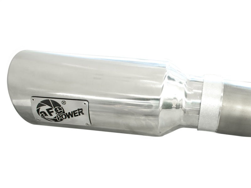 aFe MACHForce XP DPF-Back Exhaust 3in SS w/ 5in Polished Tips 2014 Compatible with Dodge Ram 1500 V6 3.0L EcoDiesel 49-42045-P