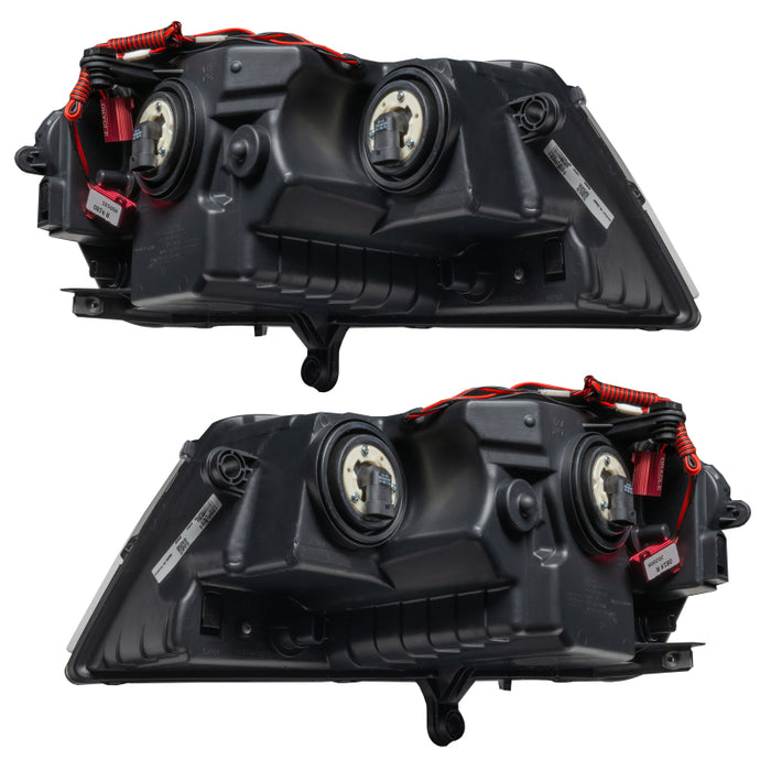 For 2008-2014 Dodge Avenger RT SMD Headlights - Black Oracle