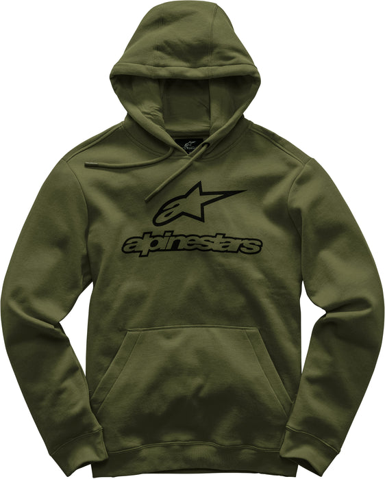 Alpinestars Always Fleece Hoodie Military Lg 1017-52006-690-L