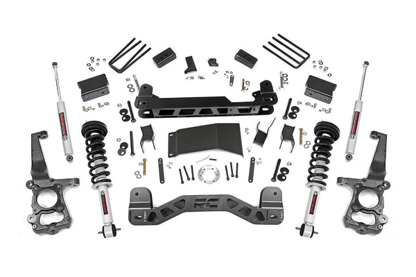 Rough Country 4 Inch Lift Kit N3 Struts Fits Ford F-150 4WD (2015-2020) 55531