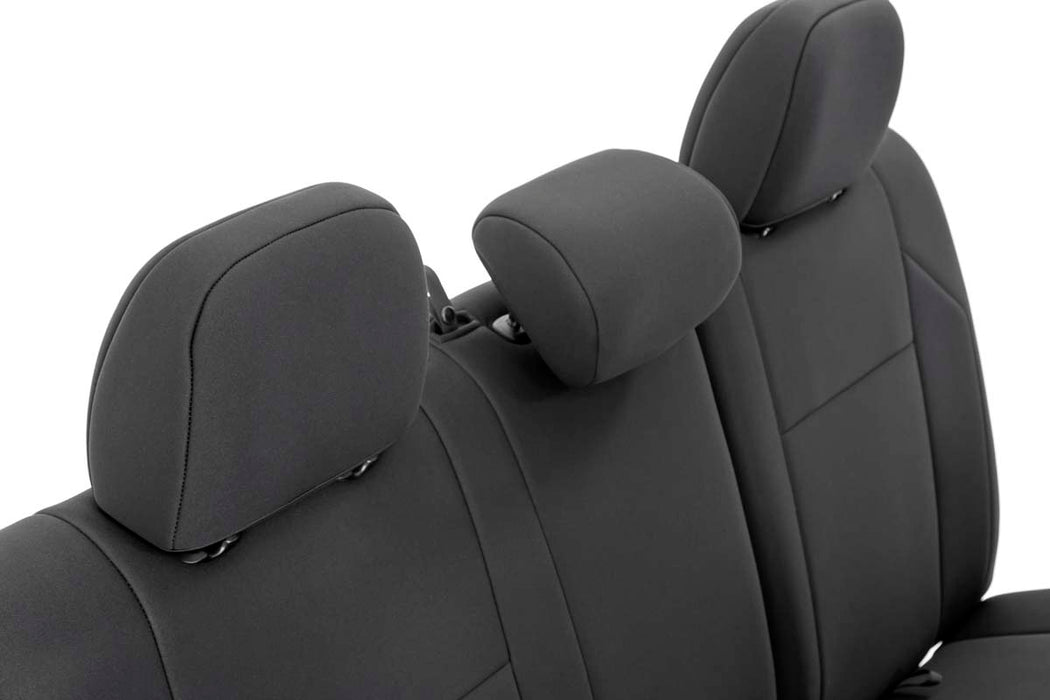 Rough Country Seat Covers Front Double Cab Fits toyotaTacoma 2WD/4WD (16-23)