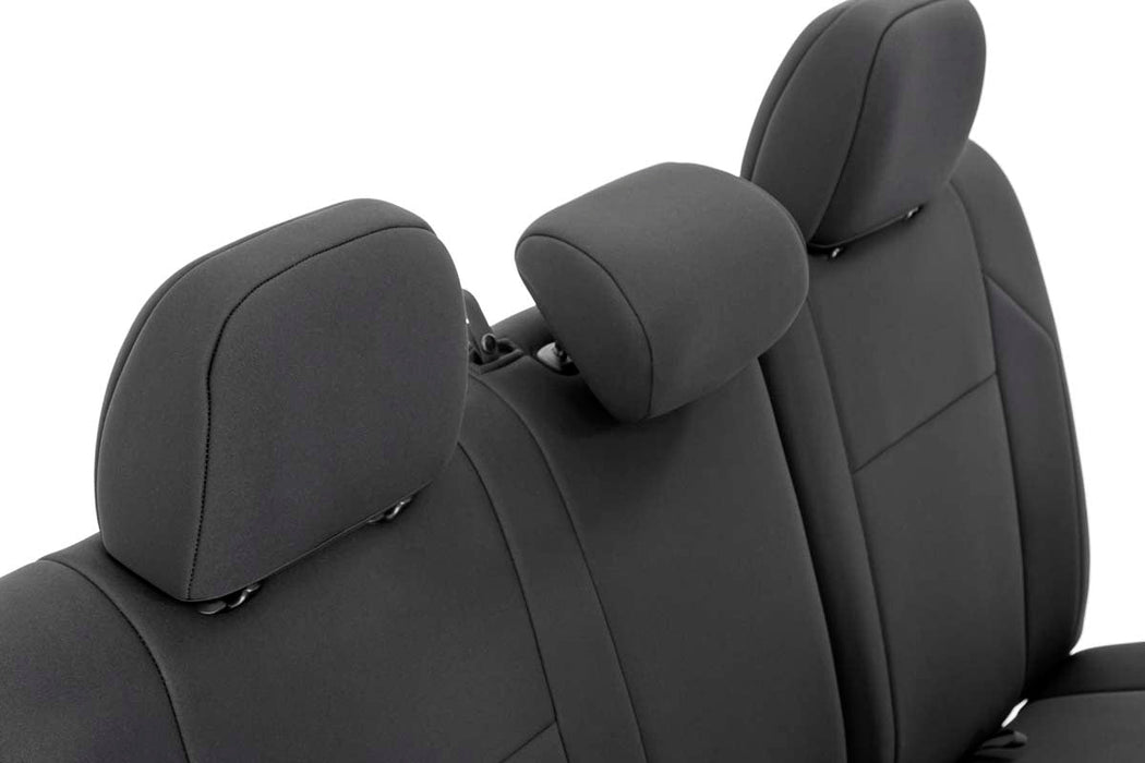 Rough Country Seat Covers Front Double Cab Fits toyotaTacoma 2WD/4WD (16-23)