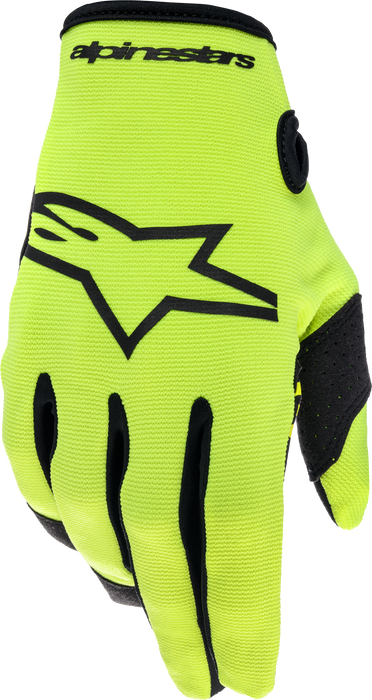 Alpinestars Radar Gloves (Yellow Fluo Black, Large)