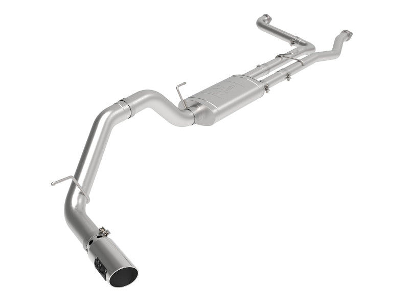 aFe MACHForce XP Exhausts Cat-Back SS-409 Compatible with Nissan Titan XD 16-19 V8-5.6L Polished Tip 49-46135-P