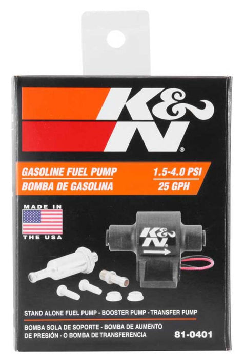 K&N Performance Electric Fuel Pump 1.5-4 PSI 81-0401