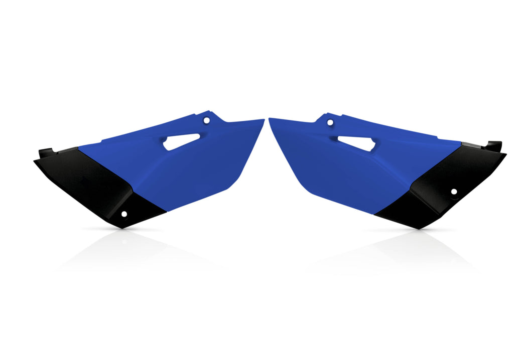 Acerbis Side Number Plates For Yamaha - Blue/Black (2403051034)