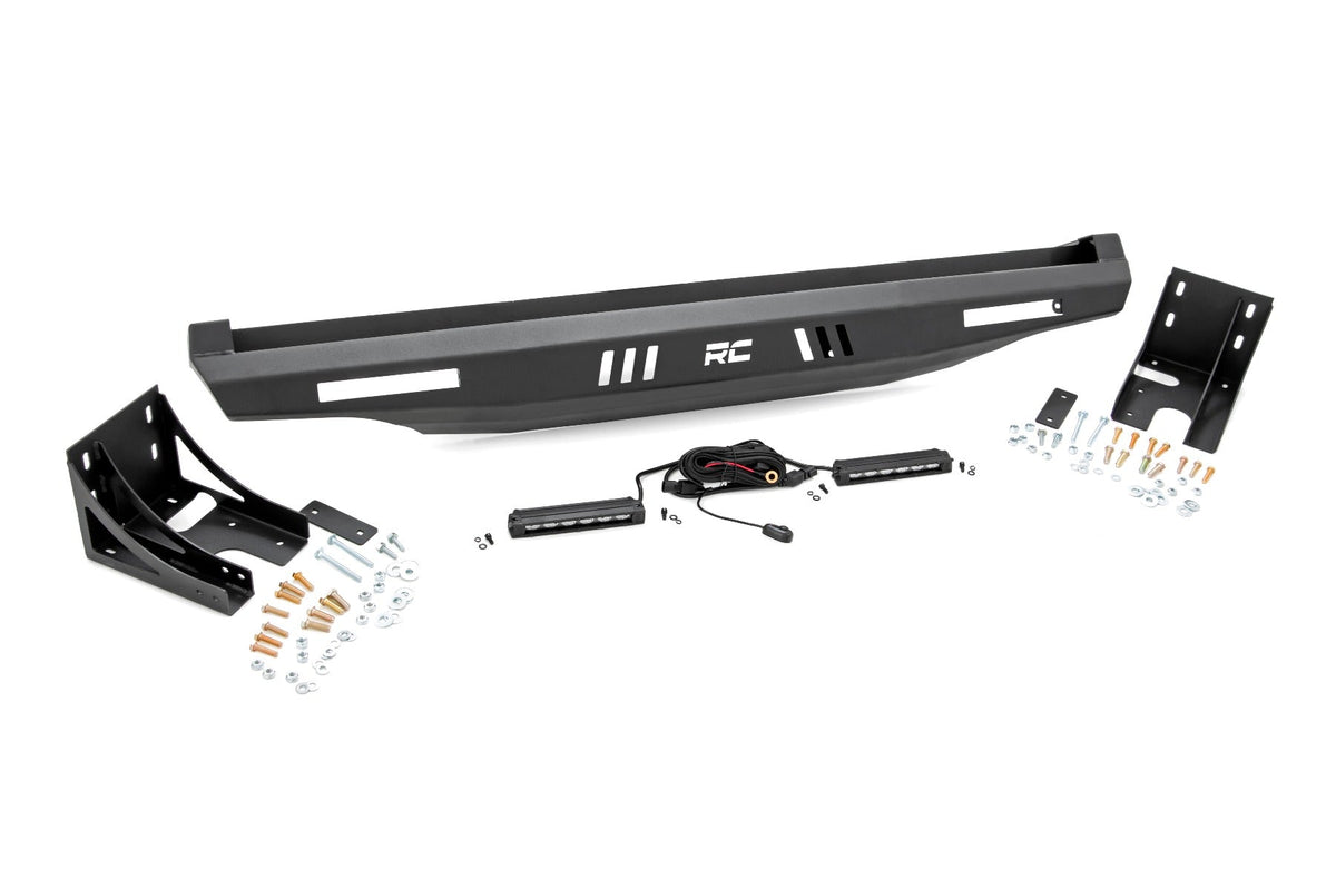 Rough Country Bumper Rear 6" Black Slimline Led Pair Multiple Makes & Models (Can-Am/Fits Polaris) 93059
