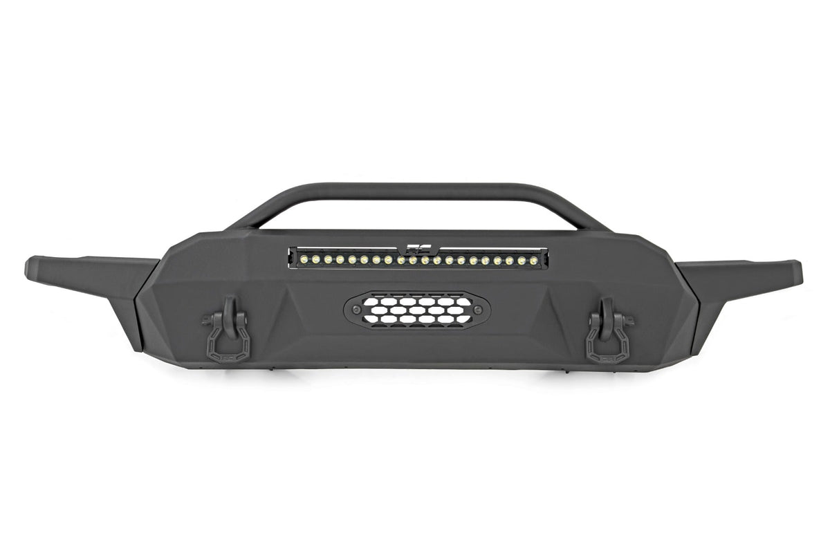 Rough Country Front Bumper High Clearance Hybrid 20" Blk DRL LED Fits toyotaTacoma (16-23)
