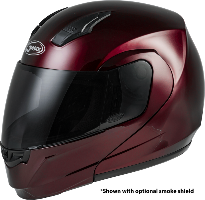 GMAX MD-04 Modular Helmet - Wine Red (Medium)