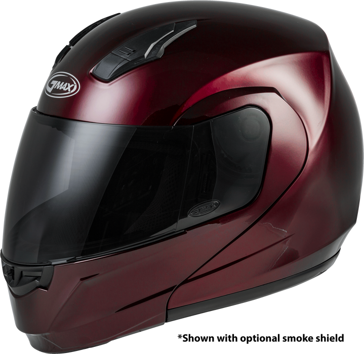 Gmax Md-04 Modular Helmet Wine Red 2X G104108