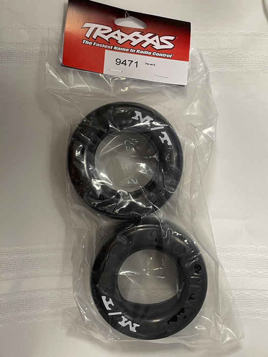 Traxxas Tires, Rear (2)/ Molded Inserts (2) 9471