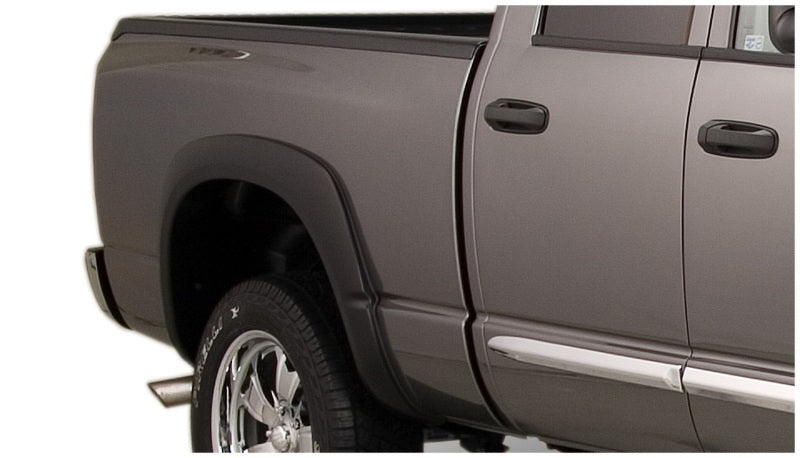 Bushwacker 06-08 Compatible with Dodge Ram 1500 Fleetside OE Style Flares 2pc 75.9/76.3in Bed Black 50022-02