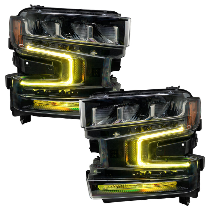 Oracle Lighting 2019-2021 Chevrolet Silverado 1500 Colorshift® Rgb+W Headlight Drl Upgrade Kit Mpn: 1441-334