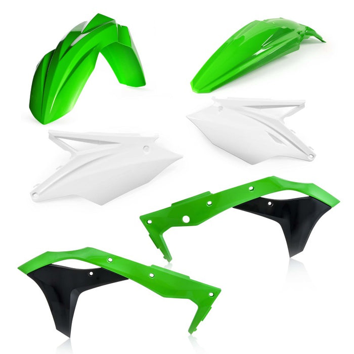 Acerbis White/Green Complete Plastic Body Kit (2630625569)