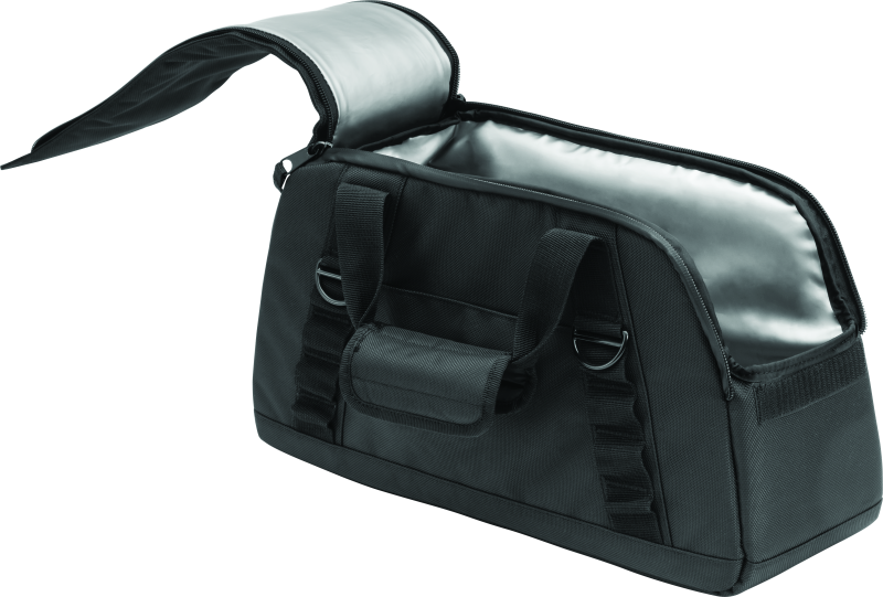 Kuryakyn 5202 Insulated Motorcycle Saddlebag Cooler Bag with Bottle Opener: Holds 18 Cans or 12 Bottles, Black, Pack of 1