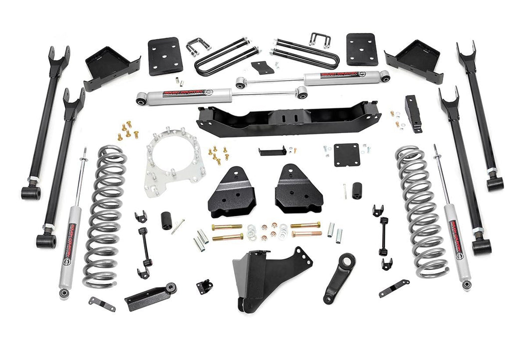 Rough Country 6 Inch Lift Kit Diesel 4-Link No Ovld Ford F-250/F-350 Super Duty (17-22) 50720