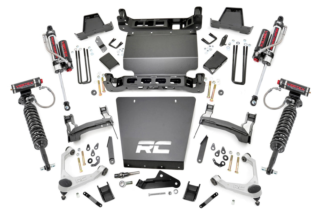 Rough Country 7 Inch Stamped Steel Lca Lift Kit Forged Uca Bracket Vertex Chevy/Gmc 1500 (16-18) 11650