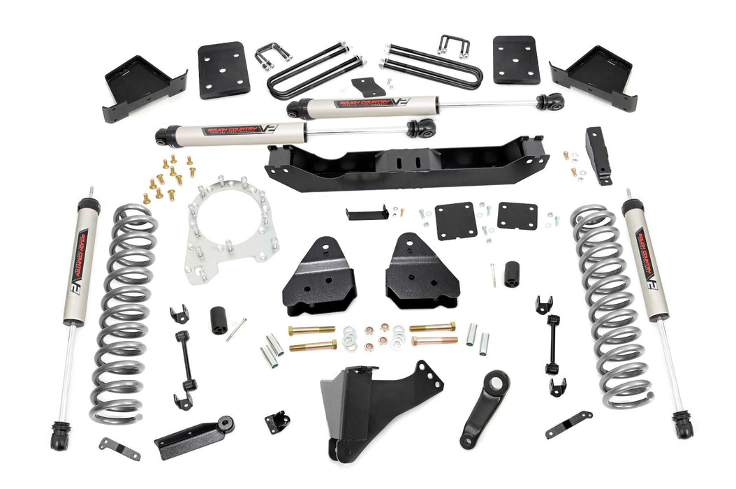 Rough Country 6 Inch Lift Kit No Ovlds V2 Ford F-250/F-350 Super Duty (17-22) 51370