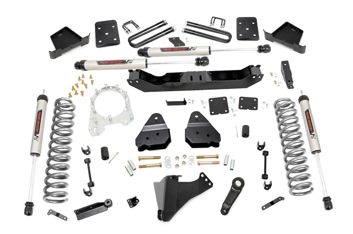 Rough Country 4.5 Inch Lift Kit V2 Fits Ford F-250/F-350 Super Duty 4WD (17-22) 55070