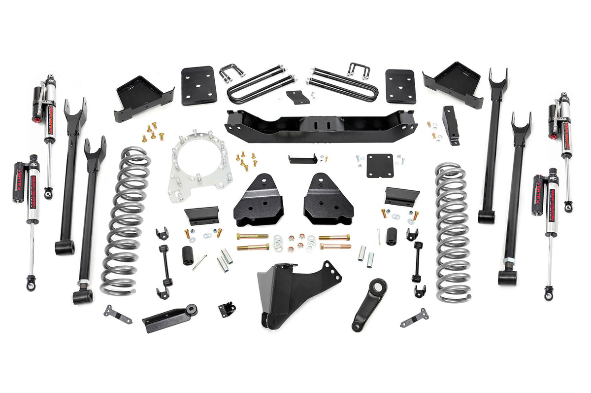 Rough Country 6 Inch Lift Kit 4-Link Ovld Vertex Fits Ford F-250/F-350 Super Duty (17-22) 56050