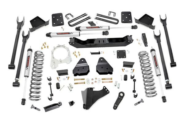Rough Country 6 Inch Lift Kit 4-Link No Ovld V2 Fits Ford F-250/F-350 Super Duty (17-22) 52670