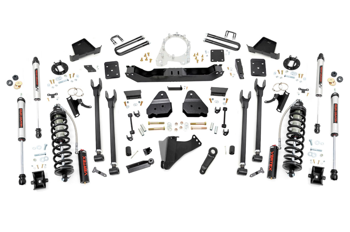Rough Country 6 Inch Lift Kit Diesel 4-Link C/O V2 Fits Ford F-250/F-350 Super Duty (17-22) 50756