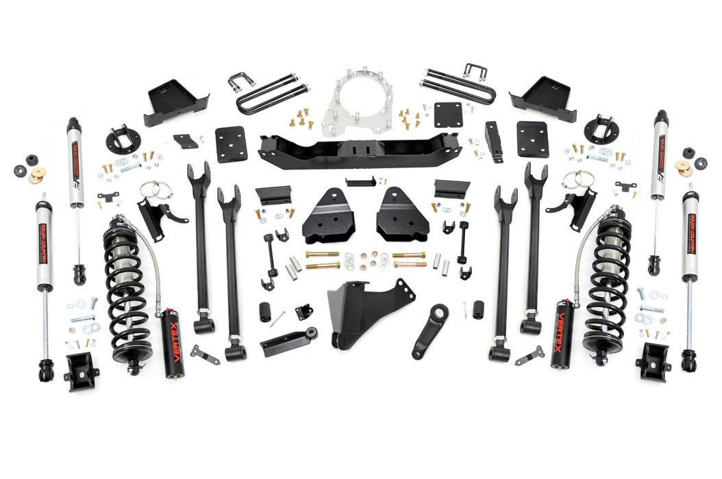 Rough Country 6 Inch Lift Kit Diesel 4-Link C/O V2 Ford F-250/F-350 Super Duty (17-22) 50756