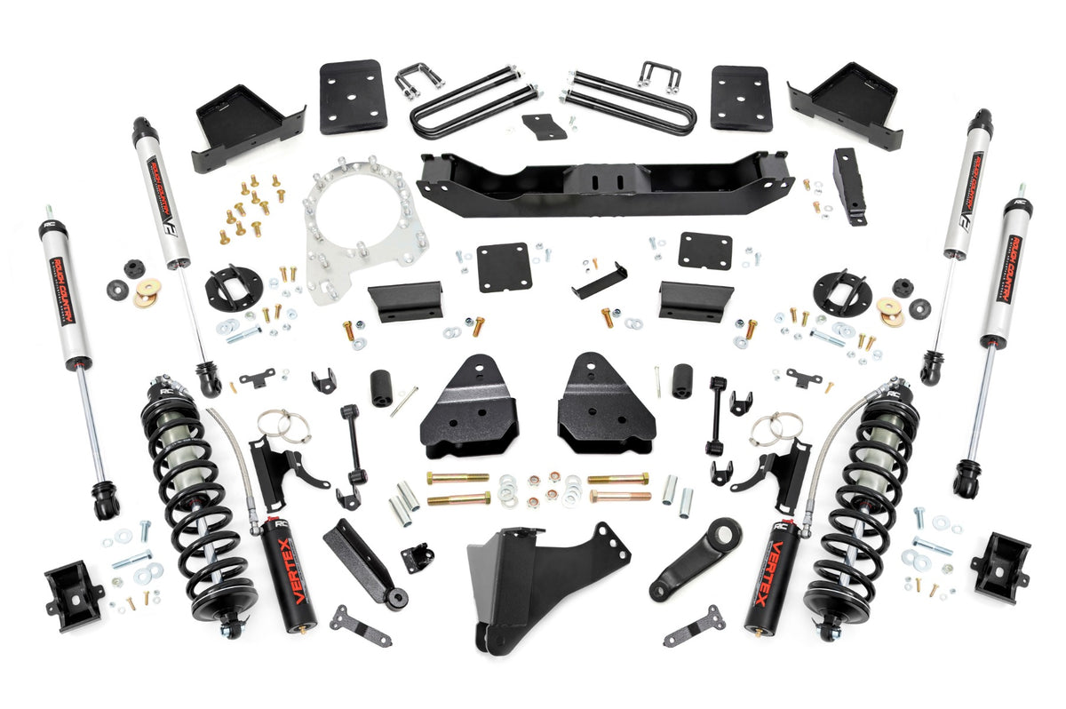 Rough Country 6 Inch Lift Kit Ovlds C/O V2 Fits Ford F-250/F-350 Super Duty (17-22) 51756