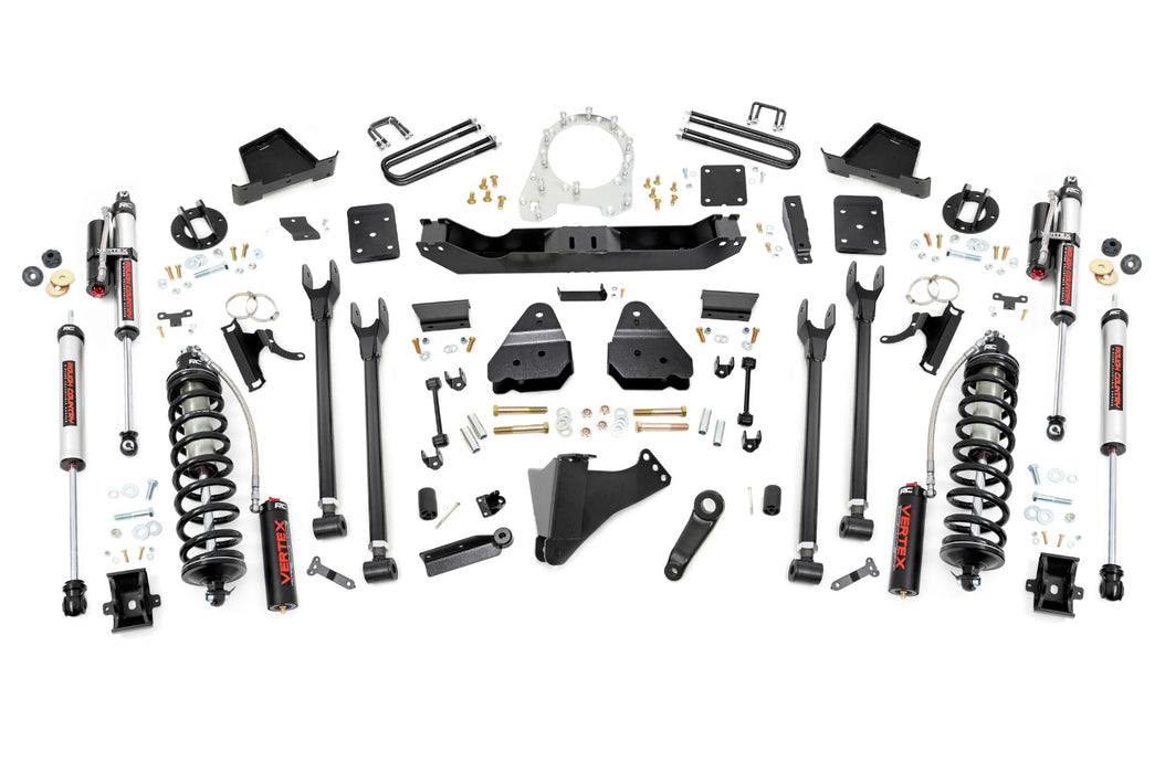 Rough Country 6 Inch Lift Kit Diesel 4 Link Ovld C/O Vertex Ford Super Duty (17-22) 50857