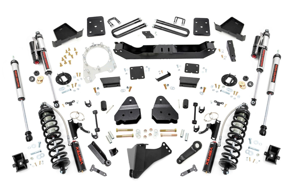 Rough Country 6 Inch Lift Kit No Ovlds C/O Vertex Fits Ford F-250/F-350 Super Duty (17-22) 51357