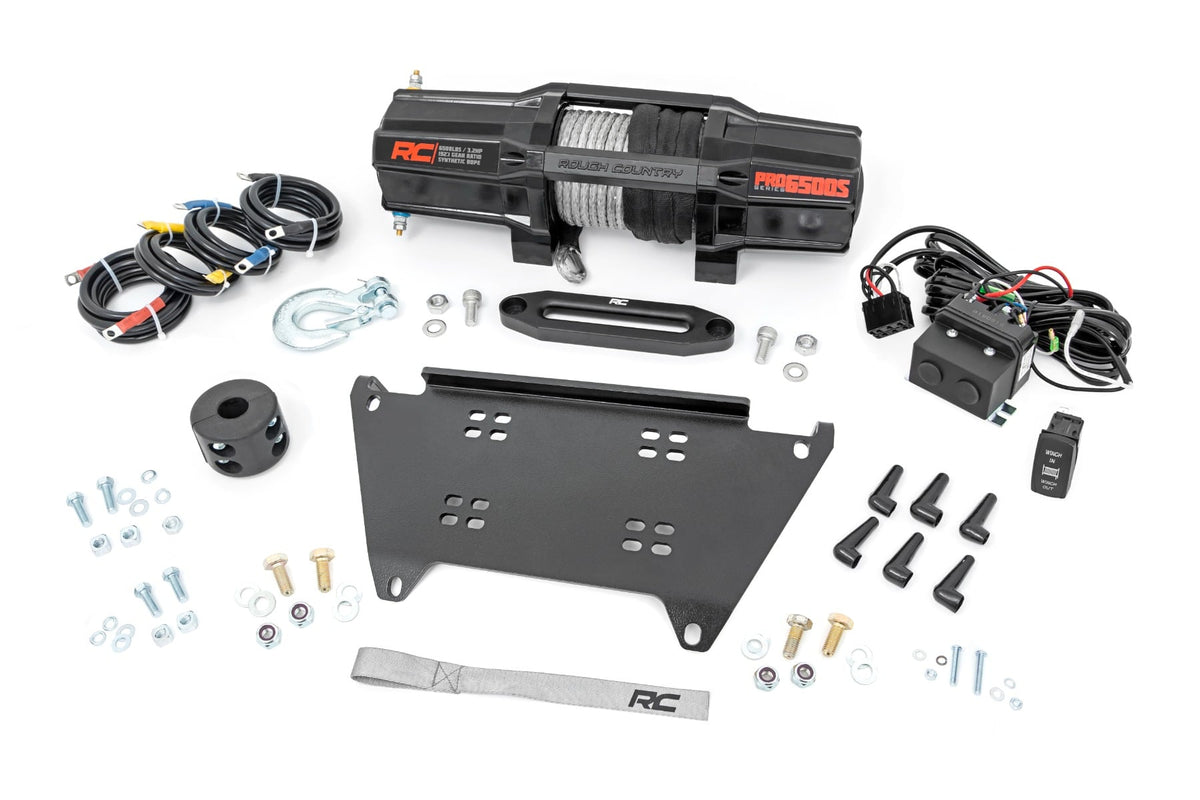 Rough Country Winch Mount Rs6500S Fits Polaris Ranger 1000/Ranger Xp 1000 92066