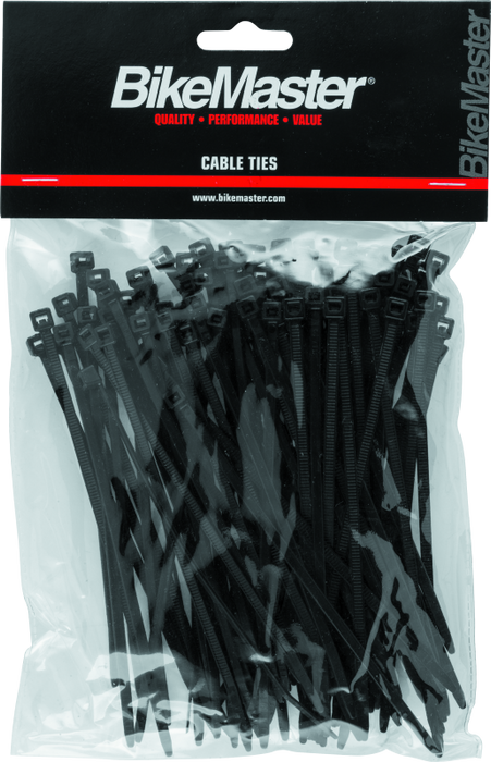 Bikemaster 5.5" Cable Ties, Black, 100 Pk. 151673
