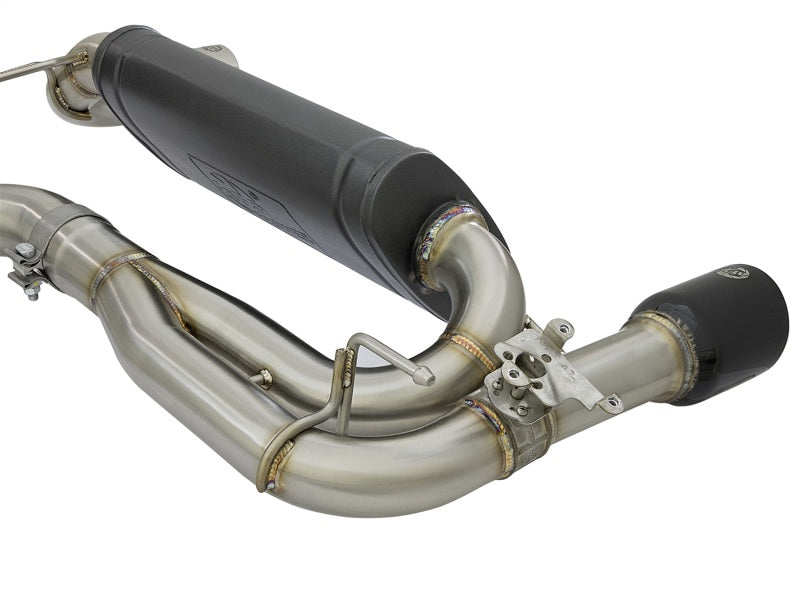 aFe MACHForce XP Exhausts Axle-Back 12-15 BMW 335i 3.0T (SS w/Black Tips) 49-36336-B