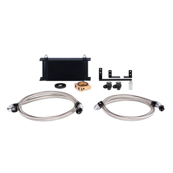 Mishimoto 2016+ Mazda Miata Thermostatic Oil Cooler Kit Black MMOC-MIA-16TBK