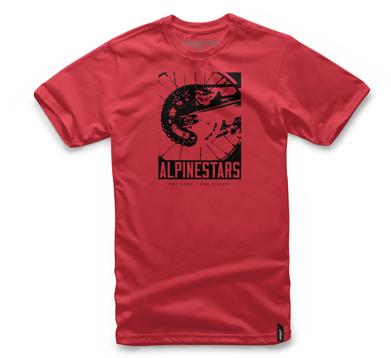 Alpinestars Spoker Tee Red Sm 1037-72068-30-S