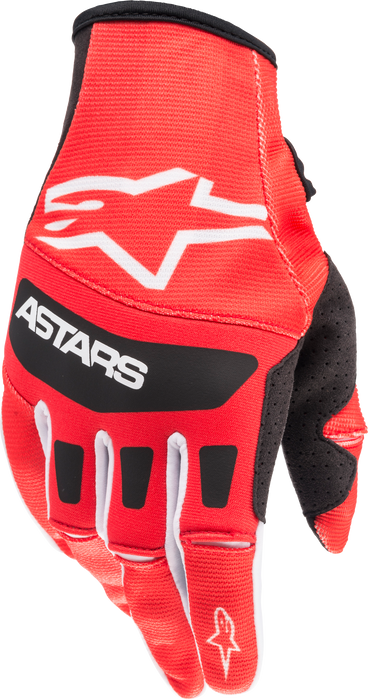 Alpinestars Techstar Gloves Bright Red/Black Md (3561022-3031-M)