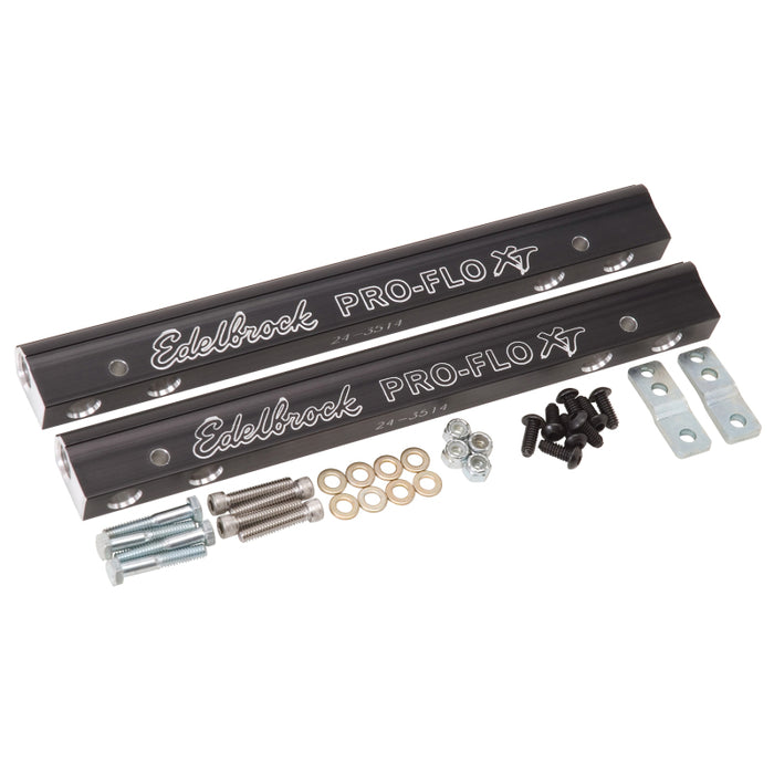 Edelbrock EFI Fuel Rail Kit SBC Pro-Flo XT for Use On 7137 Intake 3627