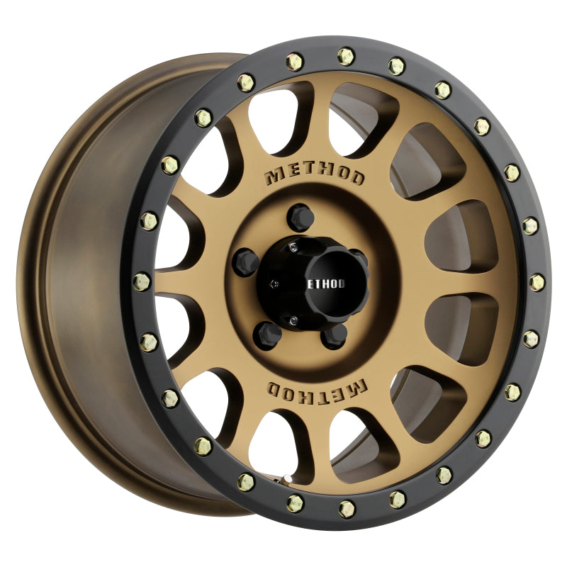 Method MR305 NV 20x10 -18mm Offset 5x5 94mm CB Method Bronze/Black Street Loc Wheel MR30521050918N