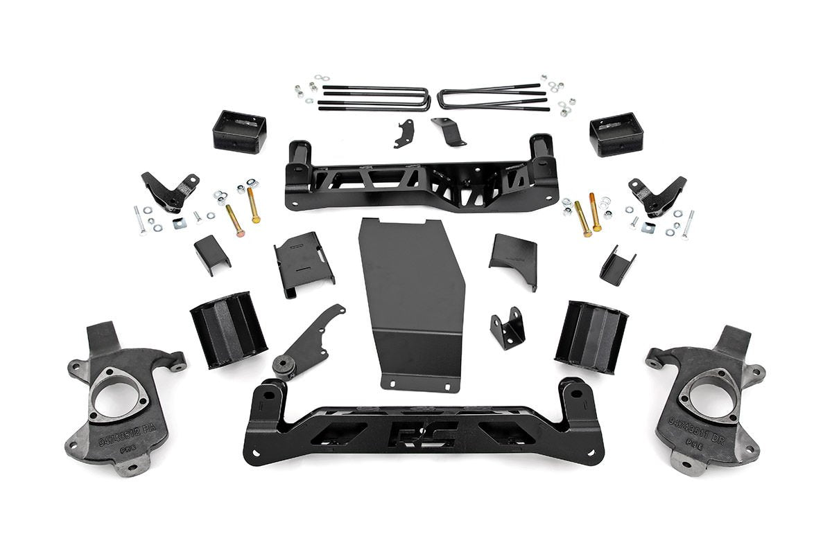 Rough Country 5 Inch Lift Kit Magneride Cast Steel Fits GMC Sierra 1500 Denali (14-18) 18300