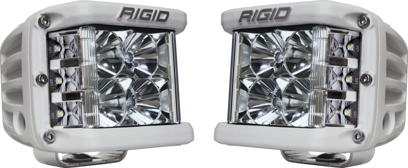 Rigid Industries D-Ss Pro Side Shooter Flood Led Light White Marine Grade Pair