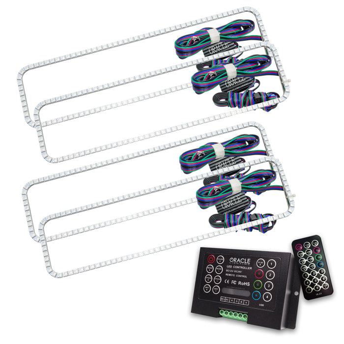 Oracle Chevrolet Suburban 92-99 Dual Halo Kit ColorSHIFT w/ 2.0 Controller SEE WARRANTY 2280-333