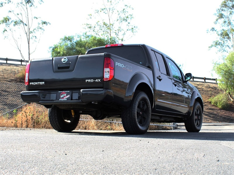 aFe MACHForce XP High Tuck Exhausts Cat-Back SS-409 CB Compatible with Nissan Frontier 05-15 V6-4.0L 49-46104