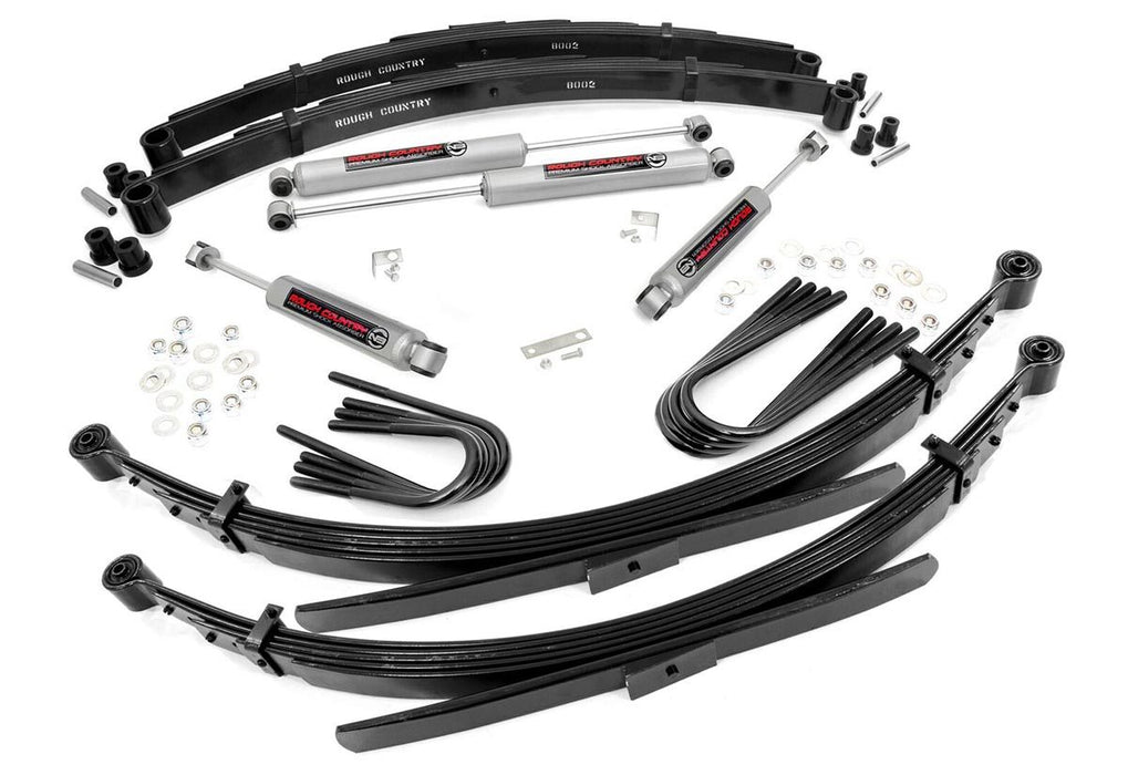 Rough Country 2 Inch Lift 52 Inch Rear Springs Chevy/fits gmc C20/K20 C25/K25 Truck (73-76) 18630