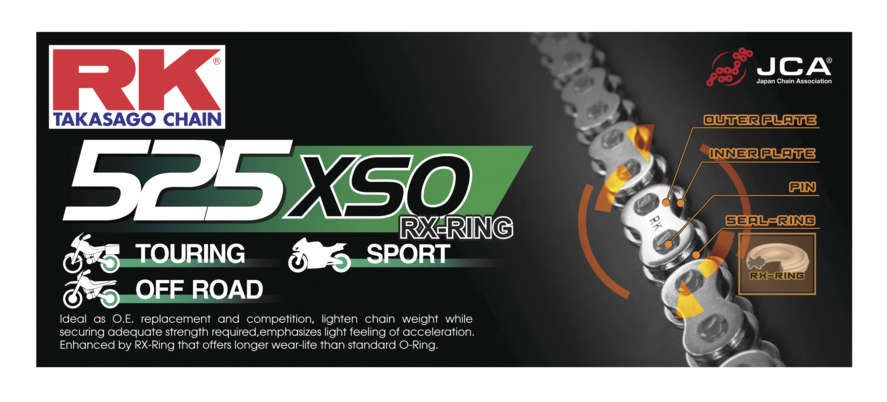 Rk Rx-Ring 525Xso Chain 525XSO-130