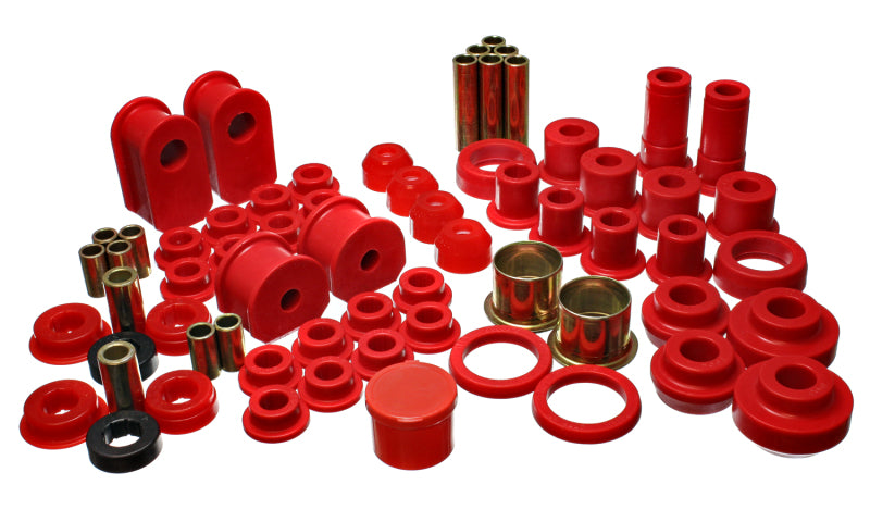 Energy Suspension 91-94 Ford Explorer 4WD Red Hyper-flex Master Bushing Set 4.18102R