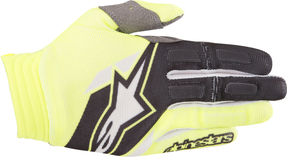 Alpinestars Aviator Gloves Yellow/Black Md 3560318-551-M