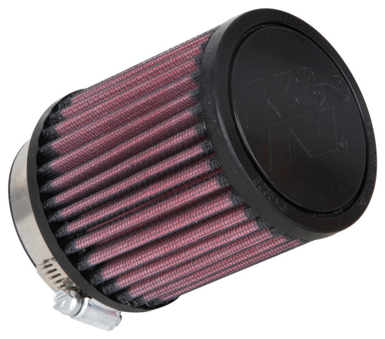 K&N Universal Clamp-On Engine Air Filter: Washable and Reusable: Round Straight; 2.5 in (64 mm) Flange ID; 4 in (102 mm) Height; 3.5 in (89 mm) Base; 3.5 in (89 mm) Top , RB-0700